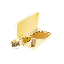 ARRAS LAM 14K EST. BEIGE BCO/AMA MEX.