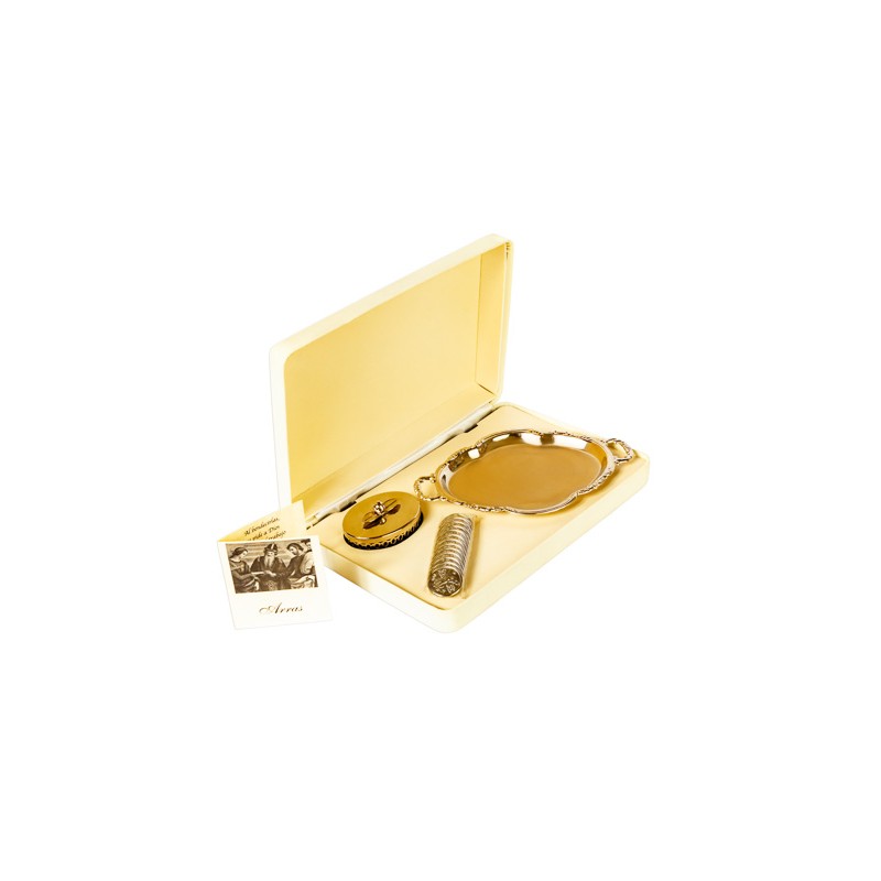 ARRAS LAM 14K EST. BEIGE BCO/AMA MEX.