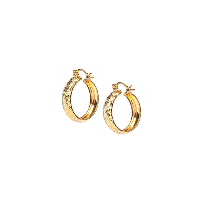 ARRACADAS ORO 10K CELESTE #INTER AMA MEX.