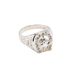 ANILLO PLATA .925 CAB HERRADURA MOD.AC57 MEX.