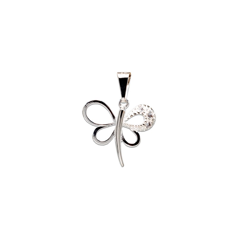 DIJE PLATA .925 LIBELULA VAC MEX.