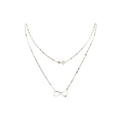 GARGANTILLA PLATA .925 INFINITO VAC MEX.