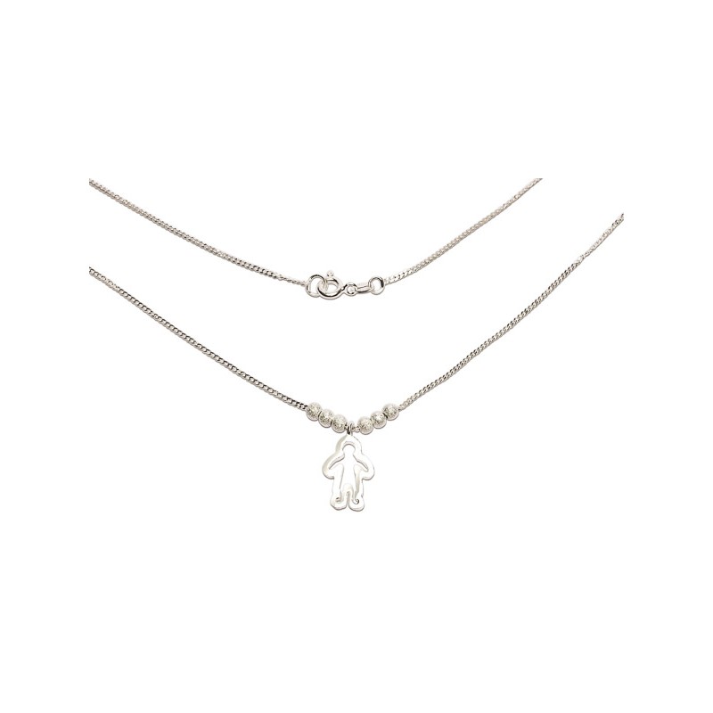GARGANTILLA PLATA .925 NIÑO SIL SD MEX.