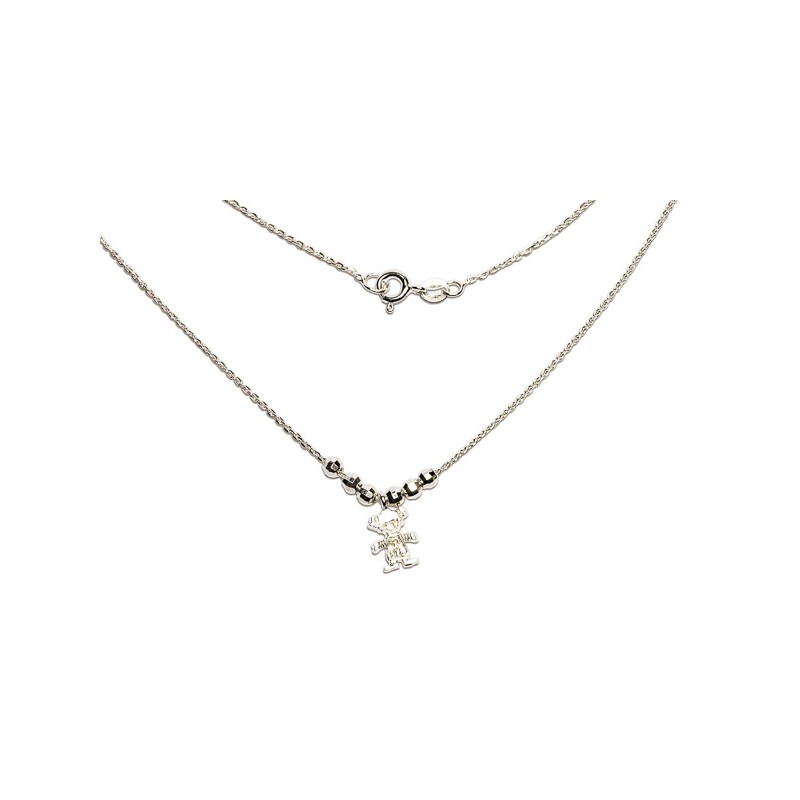 GARGANTILLA PLATA .925 IT S A GIRL SD MEX.