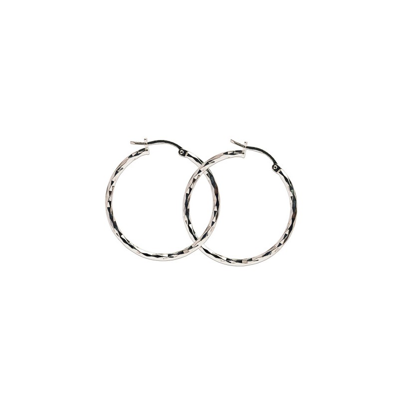 ARRACADAS PLATA .925 FACETADA #8  AD3 MEX.