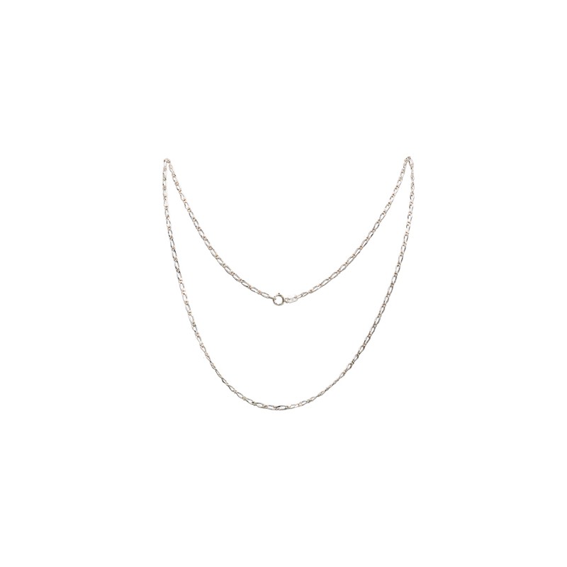 CADENA PLATA .925 CARTIER 1X1 M.50 BAS MEX. FG0501X1