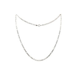 CADENA PLATA .925 CARTIER 3X1 M.45 BAS MEX. FG0603X12