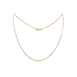 CADENA ORO 10K HOJA CE2  M.40 MEX.