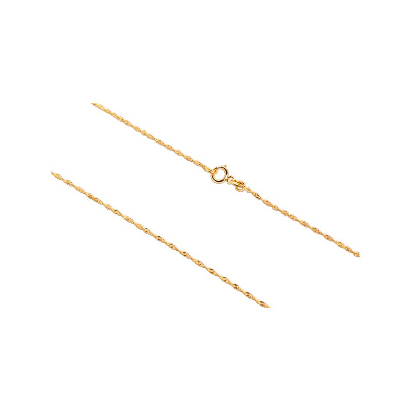 CADENA ORO 10K SINGAPUR UL M.40 MEX.