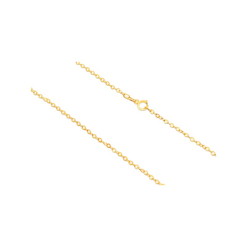 CADENA ORO 10K ANCLA BRILL M.40 UL MEX.