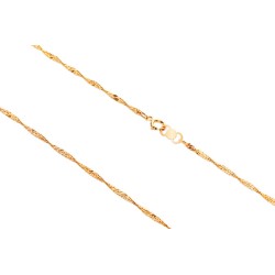 CADENA ORO 10K SINGAPUR M.45 G200  MEX.