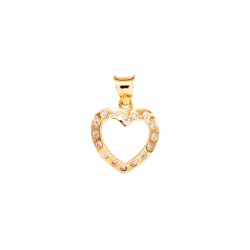 DIJE ORO 10K CORAZON 12-10 AMA MEX.