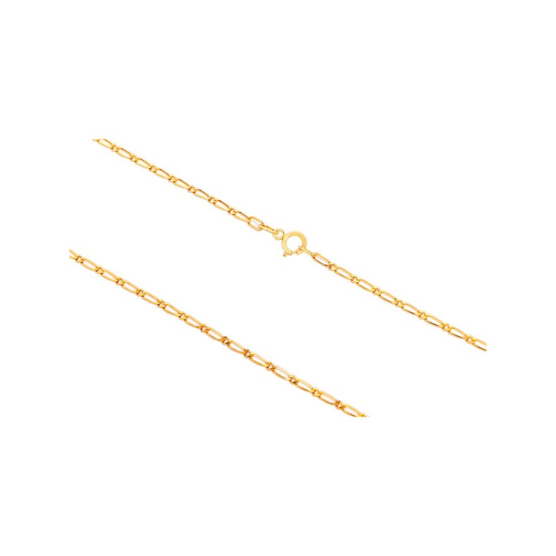 CADENA ORO 10K CARTIER 1X1 M.40 BAS MEX.