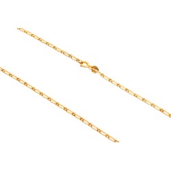 CADENA ORO 10K CARTIER 1X1 50 BAS M.55 MEX.