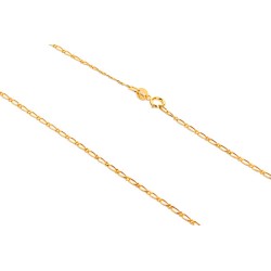 CADENA ORO 10K CARTIER 1X1 BAS M.55 MEX.