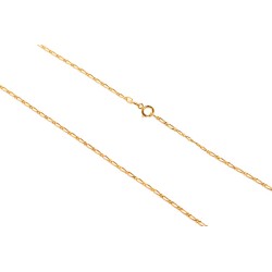 CADENA ORO 10K CARTIER 1X1 BAS M.40 AMA MEX.