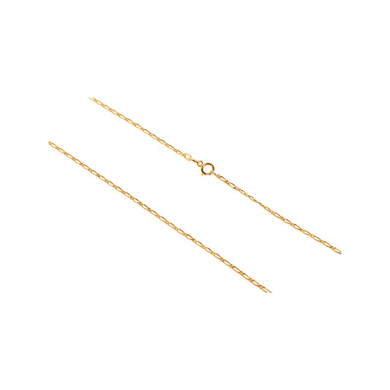 CADENA ORO 10K CARTIER 1X1 BAS M.40 AMA MEX.