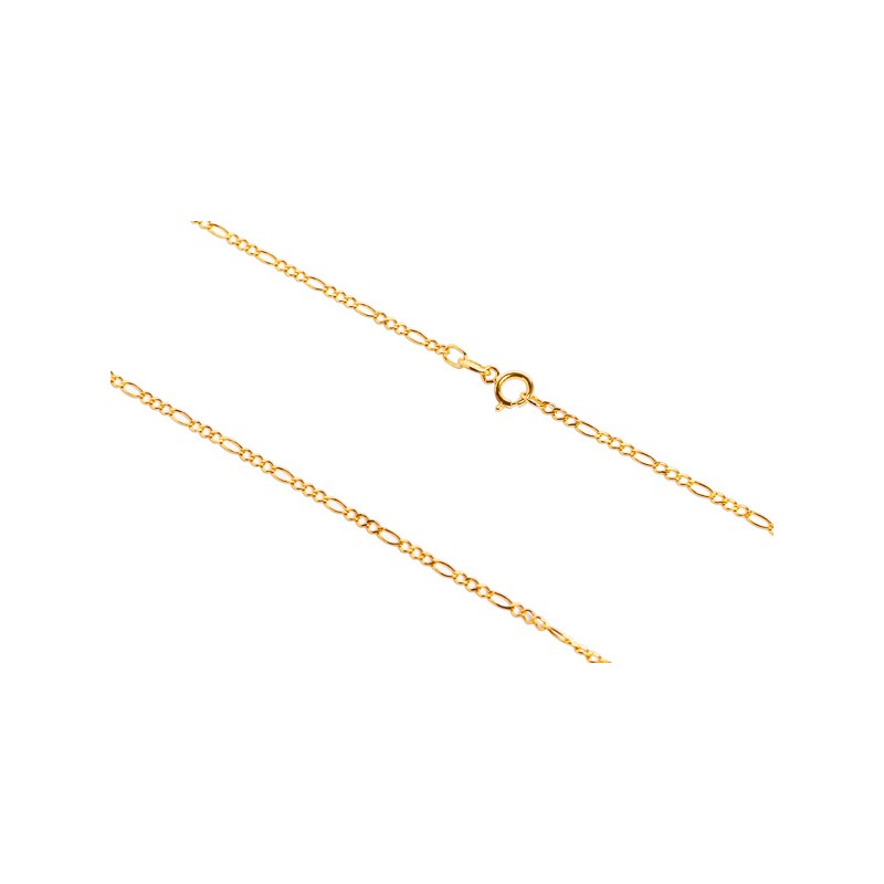 CADENA ORO 10K CARTIER 3X1 BAS M.40 MEX.