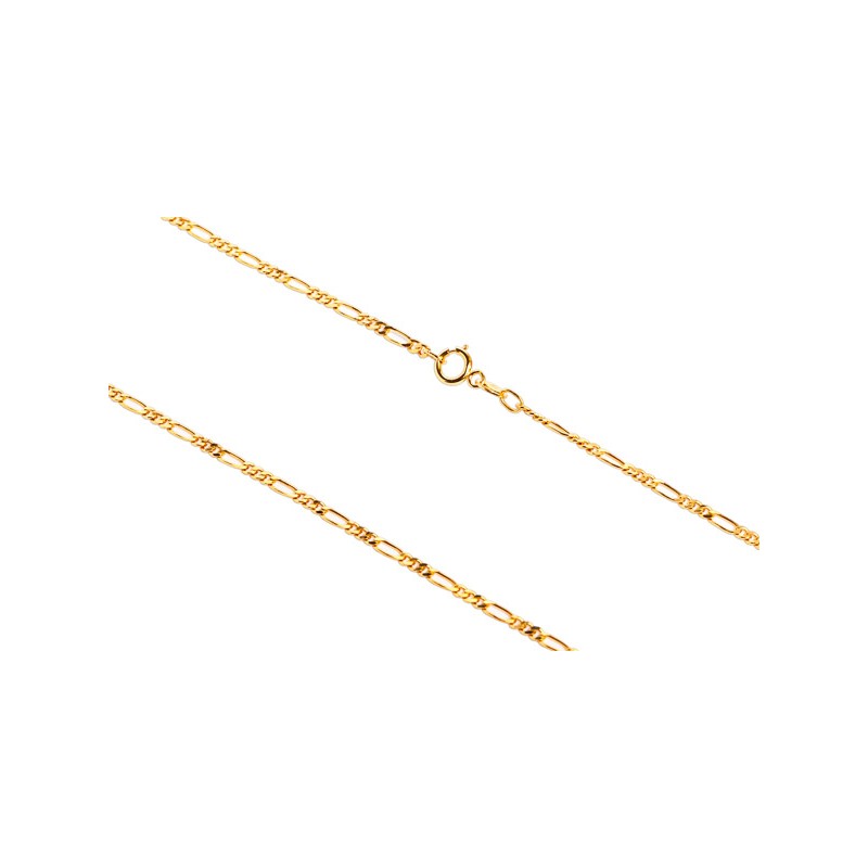 CADENA ORO 10K CARTIER 3X1 BAS M.40 MEX.