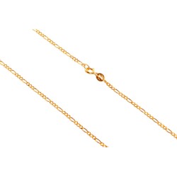 CADENA ORO 10K CARTIER 3X1 BAS M.45 MEX.