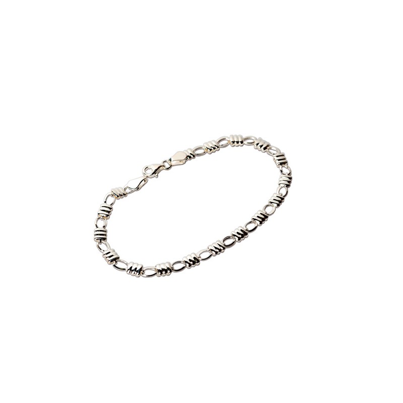 PULSERA PLATA .925 NUDOS M18.5 AA MEX.