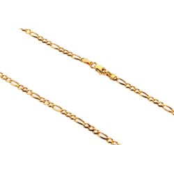 CADENA ORO 10K CARTIER 3X1 BAS M.45 MEX.