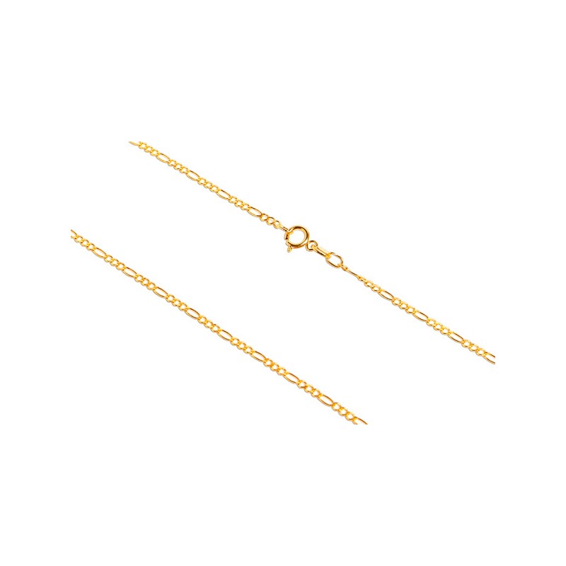 CADENA ORO 10K CARTIER 3X1 BAS M.50 MEX.