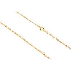 CADENA ORO 10K CARTIER 3X1 BAS M.55 MEX.