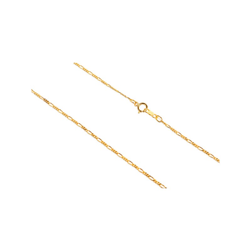 CADENA ORO 10K CARTIER 3X1 BAS M.55 MEX.