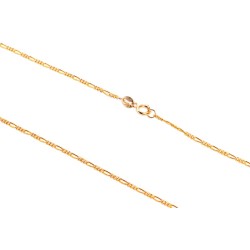 CADENA ORO 10K CARTIER 3X1 BAS-PAVE M.40 MEX.