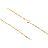 CADENA ORO 10K CARTIER 3X1 BAS-PAVE M.40 MEX.