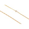 CADENA ORO 10K CARTIER 3X1 BAS-PAVE M.45 MEX.