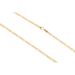 CADENA ORO 10K CARTIER 3X1 BAS-PAVE M.55 MEX.