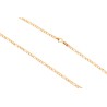 CADENA ORO 10K CARTIER 3X1 BAS-PAVE M.55 MEX.