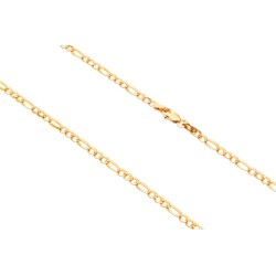 CADENA ORO 10K CARTIER 3X1 BAS-PAVE M.60 MEX.