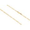 CADENA ORO 10K CARTIER 3X1 BAS-PAVE M.60 MEX.