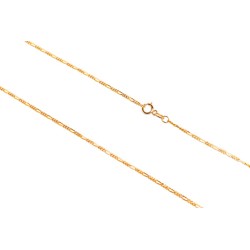 CADENA ORO 10K CARTIER 3X1 BAS-PAVE M.60 MEX.