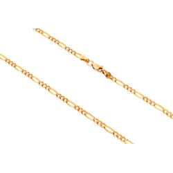 CADENA ORO 10K CARTIER 3X1 M.60 PAVE BAS MEX.