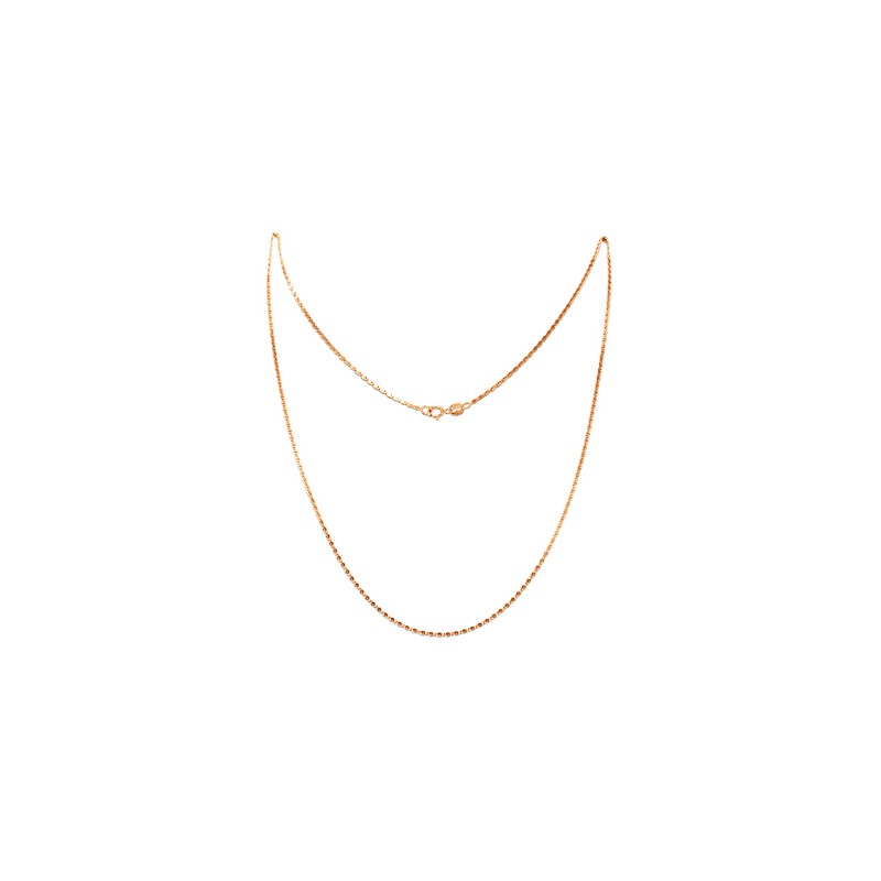 CADENA ORO 10K LUMACHINA G200 M.55 MEX.