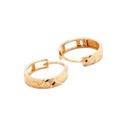 HUGGIES ORO 14K DIAM FLZ AMA MEX.