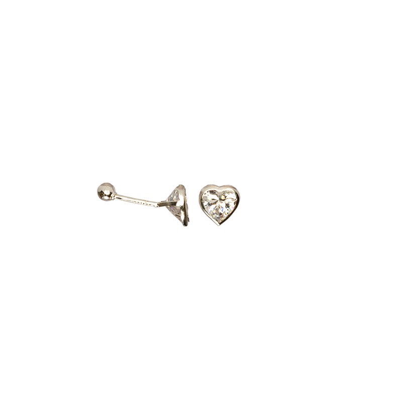 BROQUEL PLATA .925 BISEL CRZN 6X6 MEX.