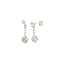 BROQUEL PLATA .925 3MM CUADRO LARGO MEX.