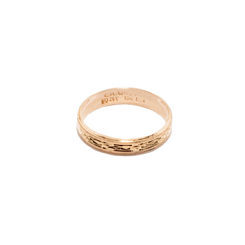 ARGOLLAS ORO 10K MOD. CL126 4MM AMA MEX.