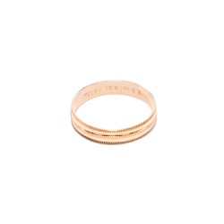 ARGOLLAS ORO 10K MOD. CL129 4MM AMA MEX.