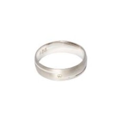 ARGOLLAS ORO 14K MOD. 66 C/P 6MM  BCO MEX.