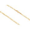 CADENA ORO 10K CARTIER 3X1 M.45 PAVE BAS MEX.