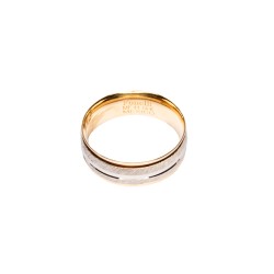 ARGOLLAS ORO 14K MOD. 08156M 6MM COMB MEX.