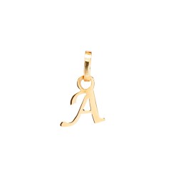 DIJE ORO 10K * INICIAL CHICA AMA MEX.