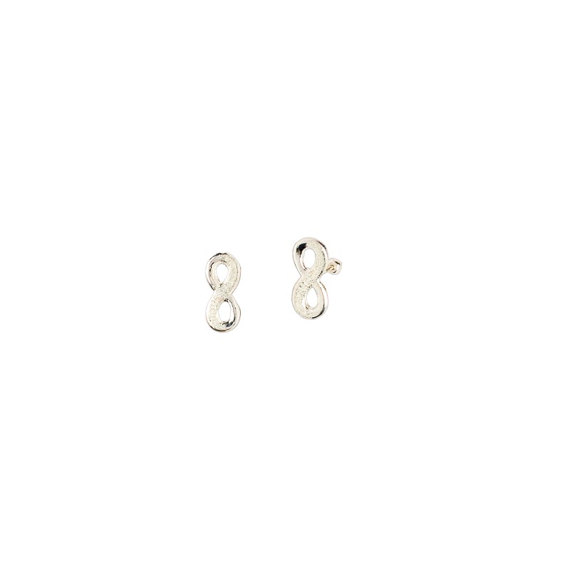 ARETES PLATA .925 INFINITO MEX.