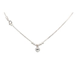 GARGANTILLA PLATA .925 CRZN GLOBO SD CH MEX.